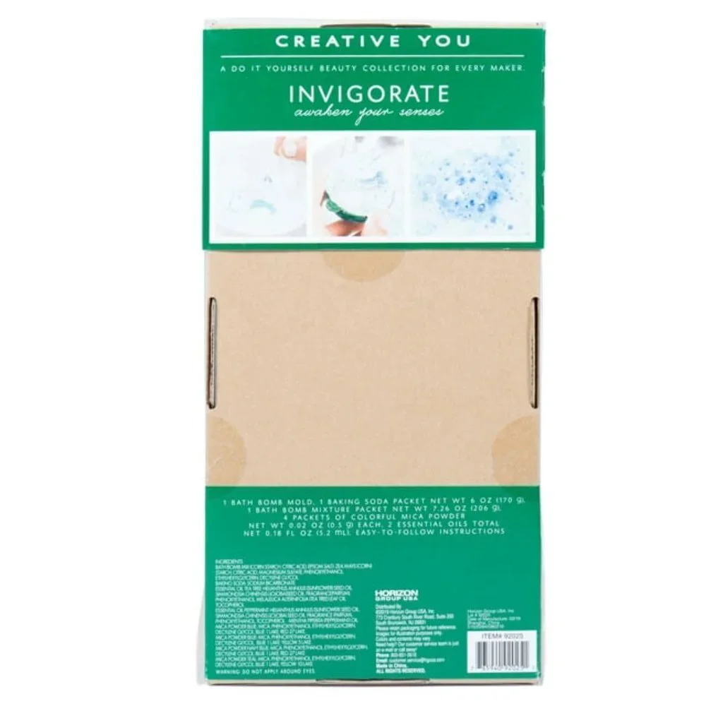 Creative You D.I.Y. Blue Crush Peppermint Bath Bombs Set‎ Create & Customize